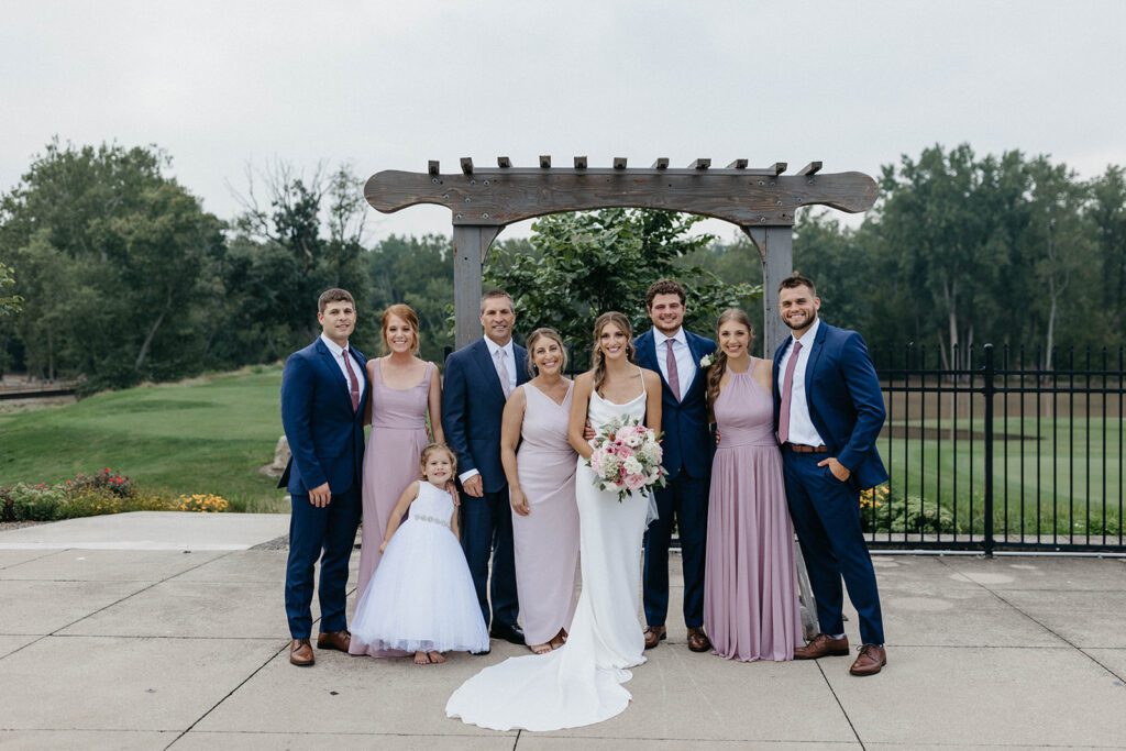 family portraits for wedding in ohio