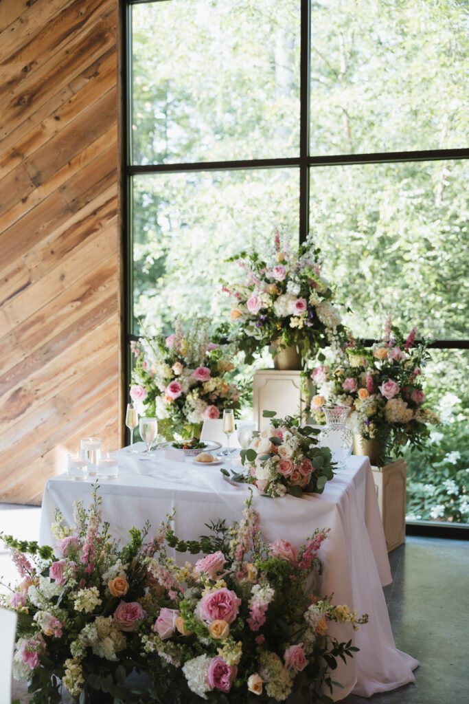 reception florals