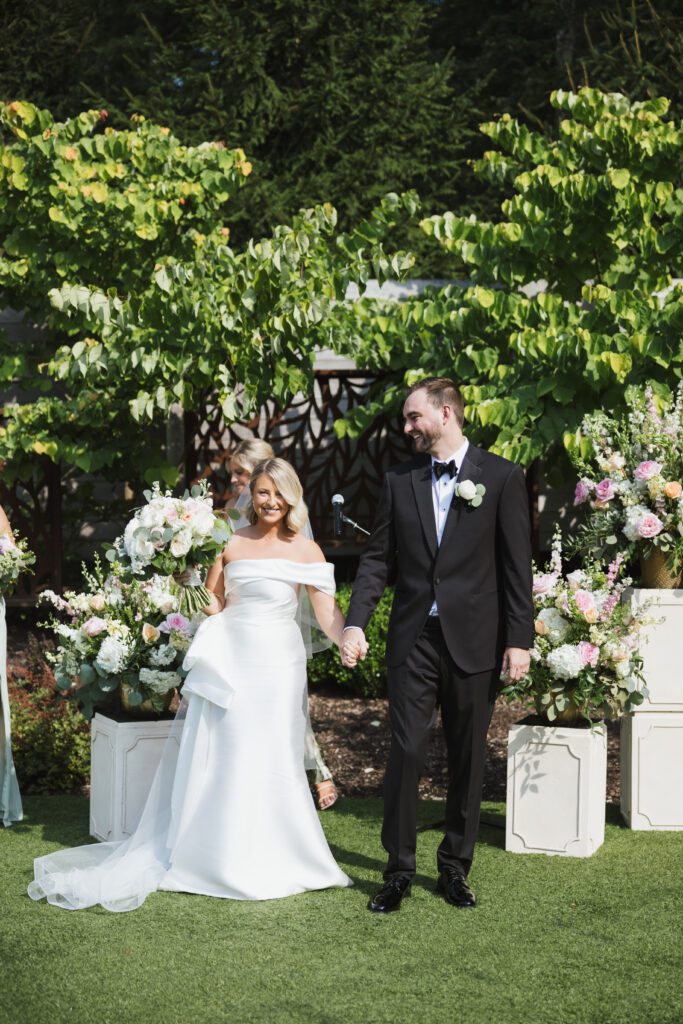 outdoor wedding ceremony