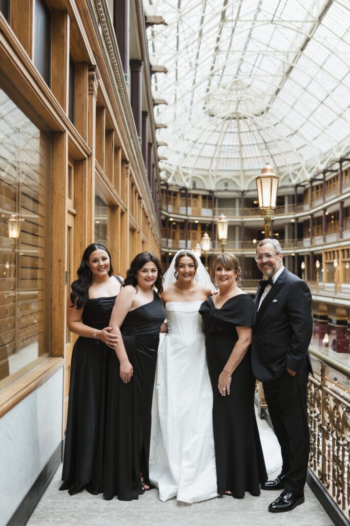 bridal party photos at cleveland wedding