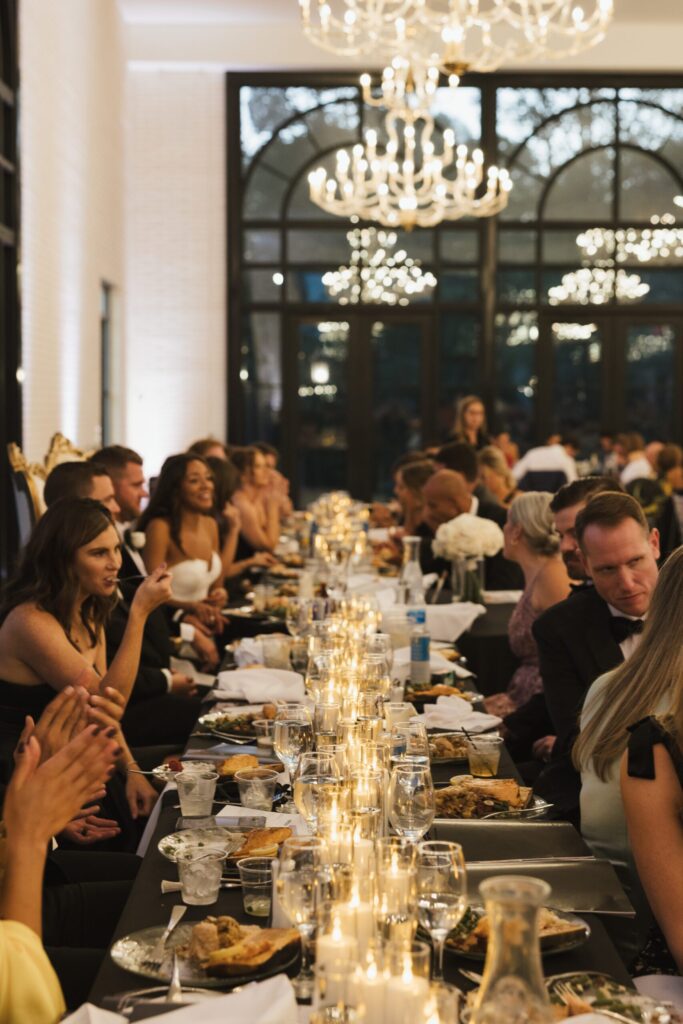 wedding reception in a stress free wedding timeline