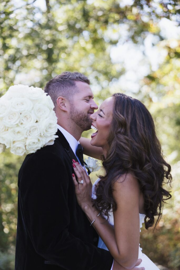 candid bride and groom photos