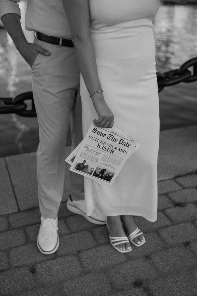 newspaper engagement photo