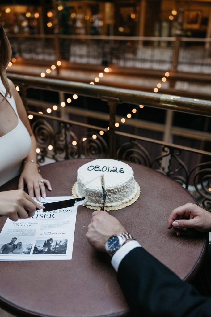 downtown cleveland engagement photos at cleveland library