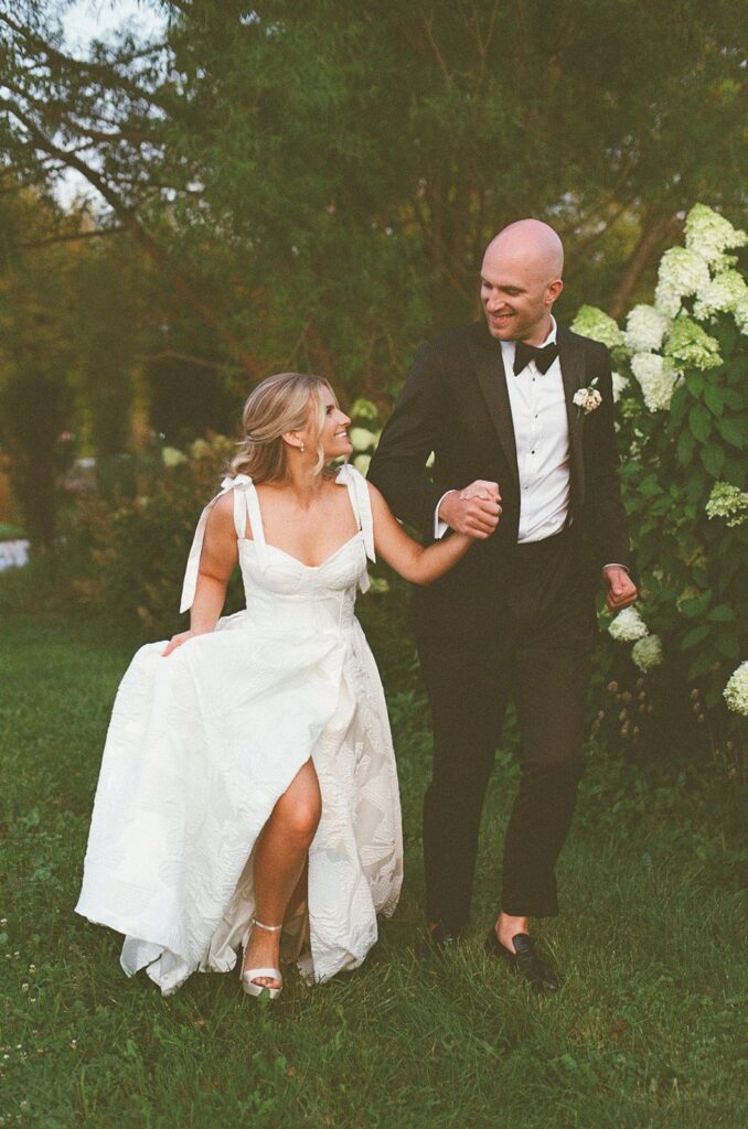 bride and groom film wedding photography 