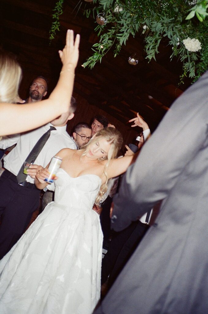 wedding reception on film