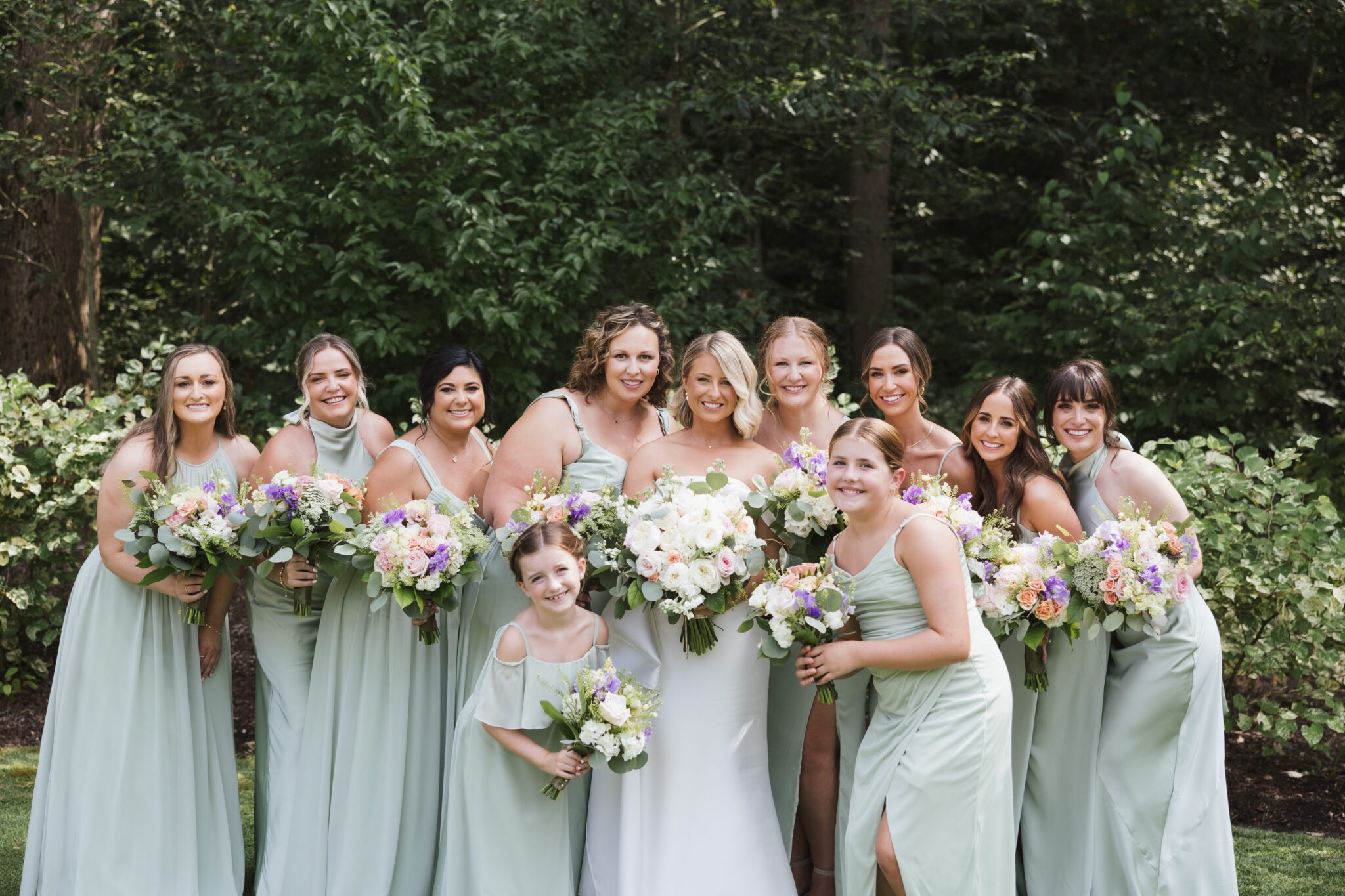bridal party photos