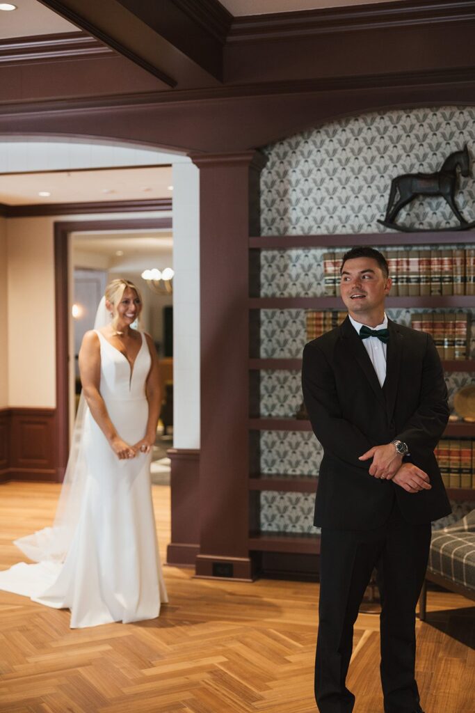 the blair center wedding first look